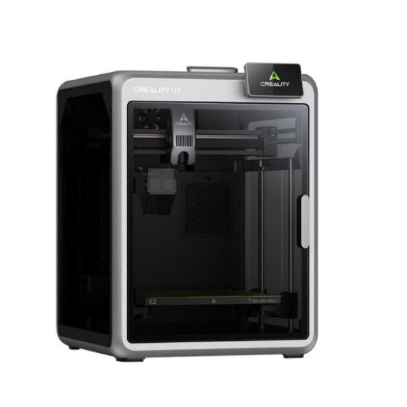 Creality K2 Combo ir ātrdarbīgs 3D printeris tas drukā  16 krāsās  ar automātisko kvēldiega vadības  CFS kvēldiegu moduļiem.