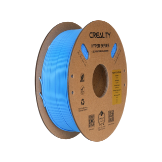 Creality Hyper PLA blue Filament diameter 1.75 mm, with very uniform filament thickness accuracy. Cardboard spool weight 1 kg.