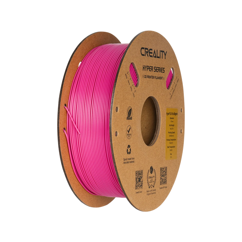 Creality Hyper PLA purpura toņa  premium augstas kušanas temperatūras  kvēldiegs. Diametrs 1, 75 mm. kartona spoles svars 1 kg.