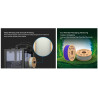 Creality Hyper PLA white Filament diameter 1.75 mm. Cardboard spool weight 1 kg. High filament strength. spool weight 1 kg