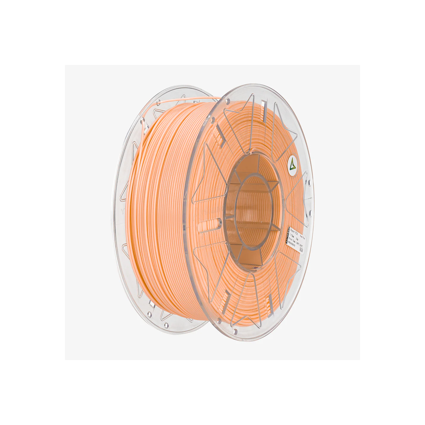 Creality hyper PLA filament with RFID chip.  Spool weight 1 kg  Filament diameter 1.75 mm melting temperature around 230 C.