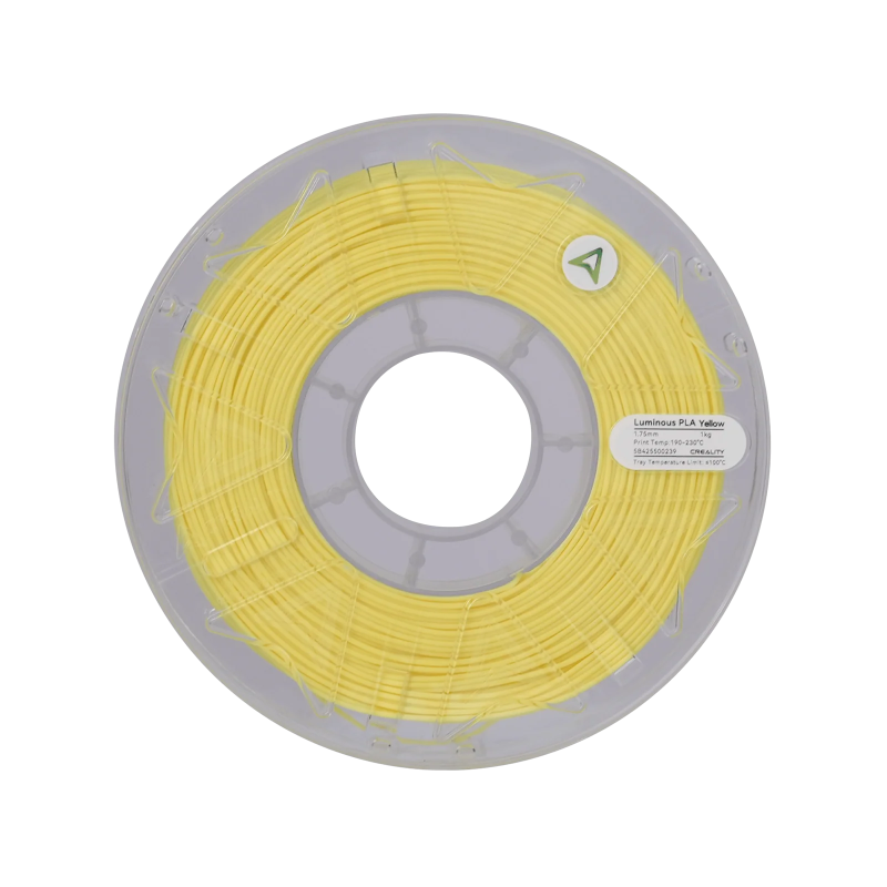Creality Hyper PLA Luminiscējoši kvēldiegi   košos  toņos ar  īpašu gaismas atstarošanas efektu ar Diametru 1.75 mm svars 1 kg