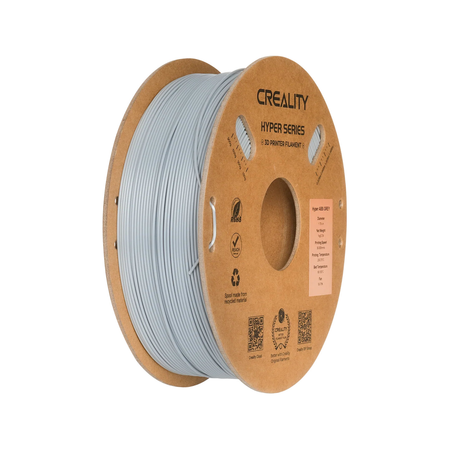 Creality Hyper ABS is a material for professionals. It is designed to combine the strength of ABS filament with high-speed print