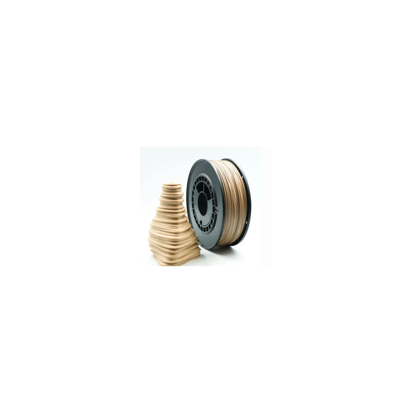 Filalab Fiber PLA is a unique composite filament that combines PLA with natural wood fibers to give your 3D prints an authentic,