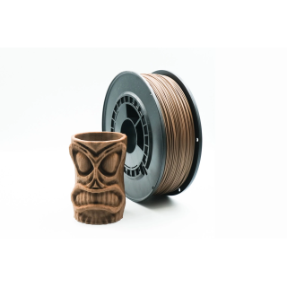 Filalab Fiber PLA is a unique composite filament that combines PLA with natural wood fibers to give your 3D prints an authentic,