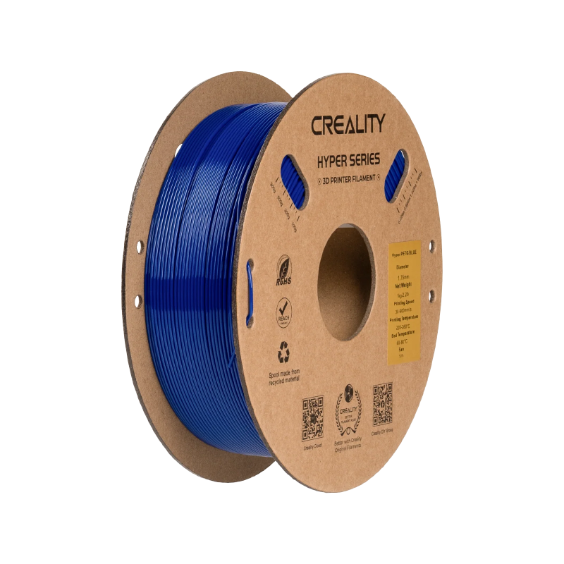 Hyper PETG ir izstrādāts, lai novērstu tradicionālā PETG trūkumus – lēnu sastingšanu. Kvēldiega d 1.75 mm. Spoles svars 1 kg.