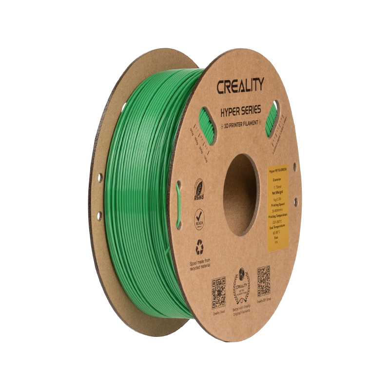 Hyper PETG ir izstrādāts, lai novērstu tradicionālā PETG trūkumus – lēnu sastingšanu. Kvēldiega d 1.75 mm. Spoles svars 1 kg.