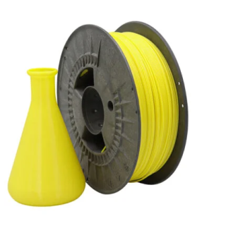 PETG filaments have impact resistance combined with flexibility, as well as good resistance to temperature, chemical compounds.