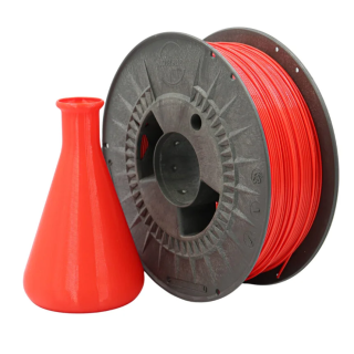PETG filaments have impact resistance combined with flexibility, as well as good resistance to temperature, chemical compounds.