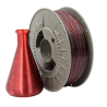 PETG filaments have impact resistance combined with flexibility, as well as good resistance to temperature, chemical compounds.