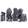 R-PLA Recycled random is produced from plastic waste. According to its technical parameters, it is very close to standard PLA,