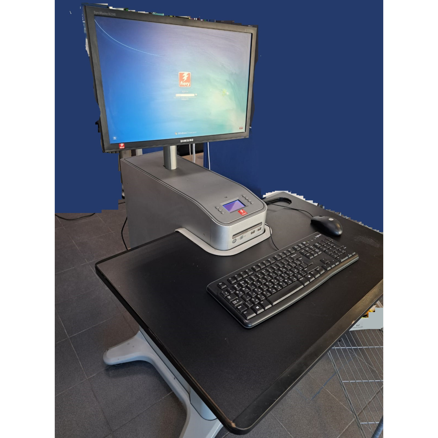 Used - EFI VUTEK QS2 Pro production-level UV printer with server EFI Fiery XF RIP