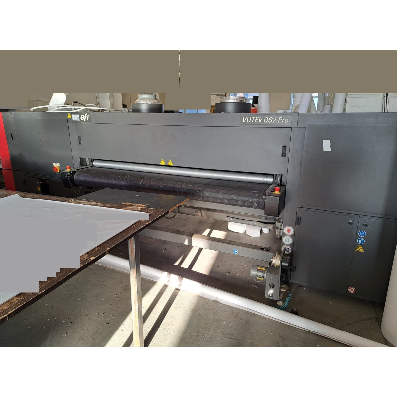 Lietots - EFI VUTEK QS2 Pro production-level UV printer with server EFI Fiery XF RIP