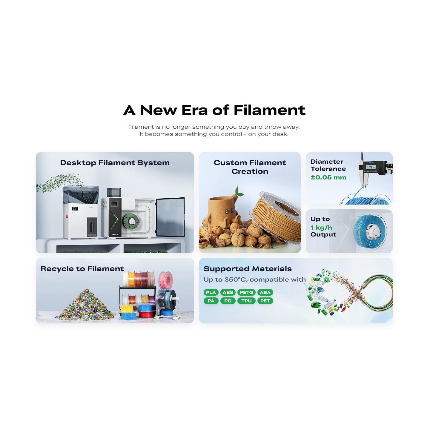 M1 I Filament Maker & R1 I Filament Shredder