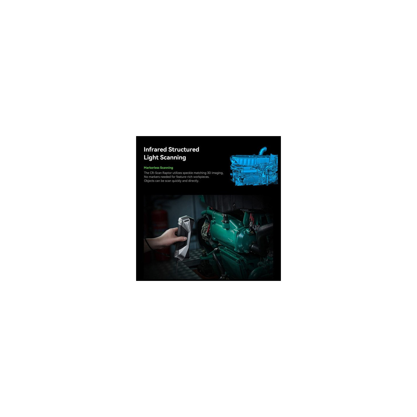 3D Scanner  Creality RaptorX + Scan Bridge