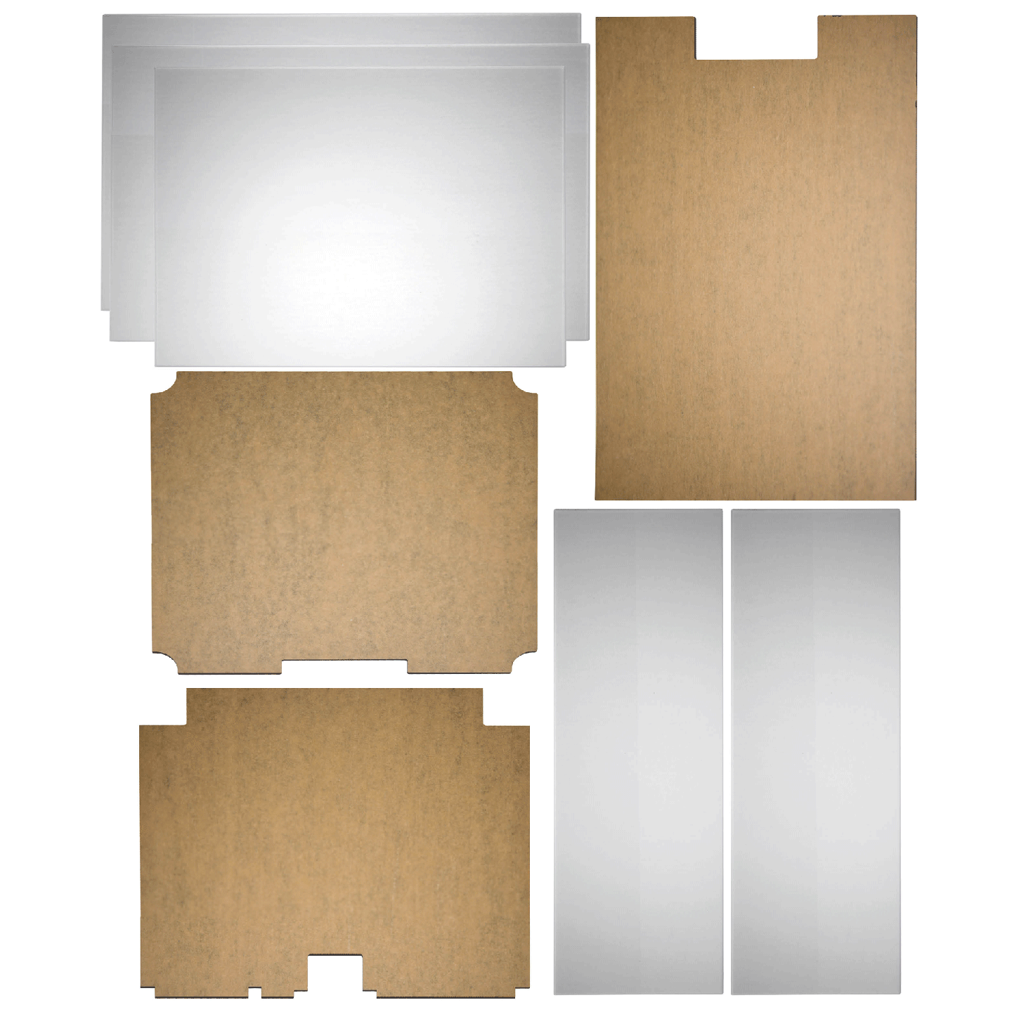 Acrylic Panel Kit for Voron Trident / 350mm