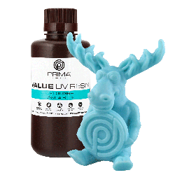 PrimaCreator Value Tough UV Resin (ABS Like) - 500 g - Aqua Blue