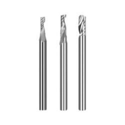 TwoTrees HRC55 3.175mm Carbide End Mill Cutter for CNC- 3pcs