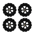 Creality 3D Levelling Twist Nut - 4-pack