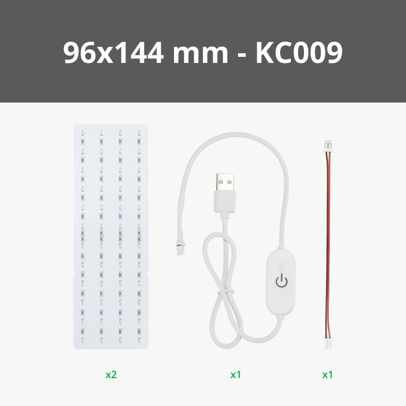 Bambu Lab Lithophane LED Backlight Board Kit (2PCS)