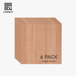 Bambu Lab 3mm Sapele Plywood (6PCS)