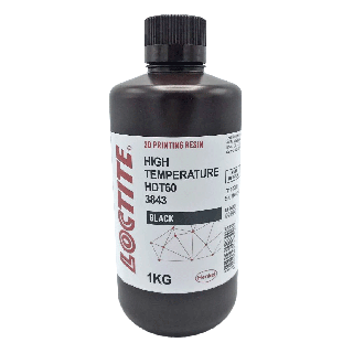 Loctite 3D 3843 HDT60 Matte Black Resin - 1 kg