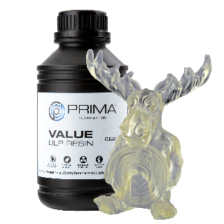 PrimaCreator Value UV / DLP Resin - 500 g - Clear
