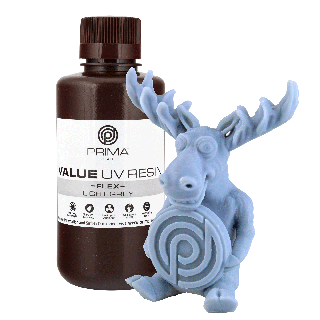 PrimaCreator Value Flex UV Resin - 500 g - Light Grey