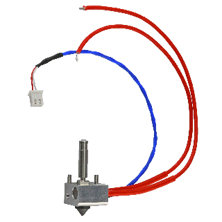 Flashforge Creator 3 Pro Left Hot-End Assembly - Hardened Steel - 0,4 mm
