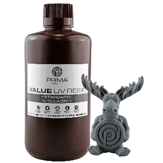 PrimaCreator Value UV / DLP Resin - 1 kg - Nebula Grey