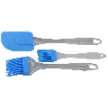 Silicone Spatula and Brush Set - 3 pcs