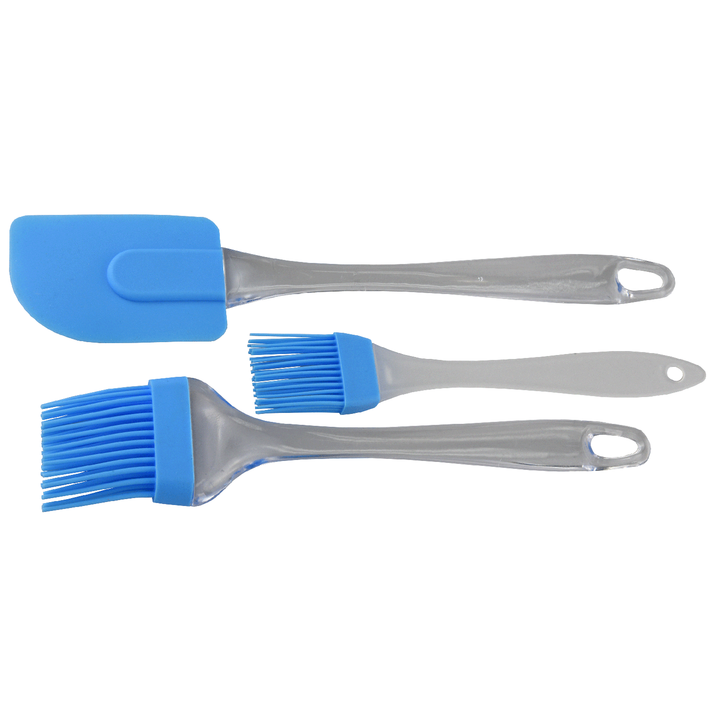 Silicone Spatula and Brush Set - 3 pcs
