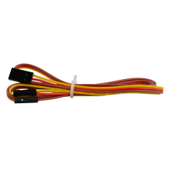 3P color brown red orange cable length 80cm, one end 2.54 DuPont female 3P, one end DuPont female 1Px3