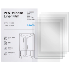 Elegoo 16K PFA Film, Set off 5, for Saturn 2 / 3 / 3 Ultra / 4 Series