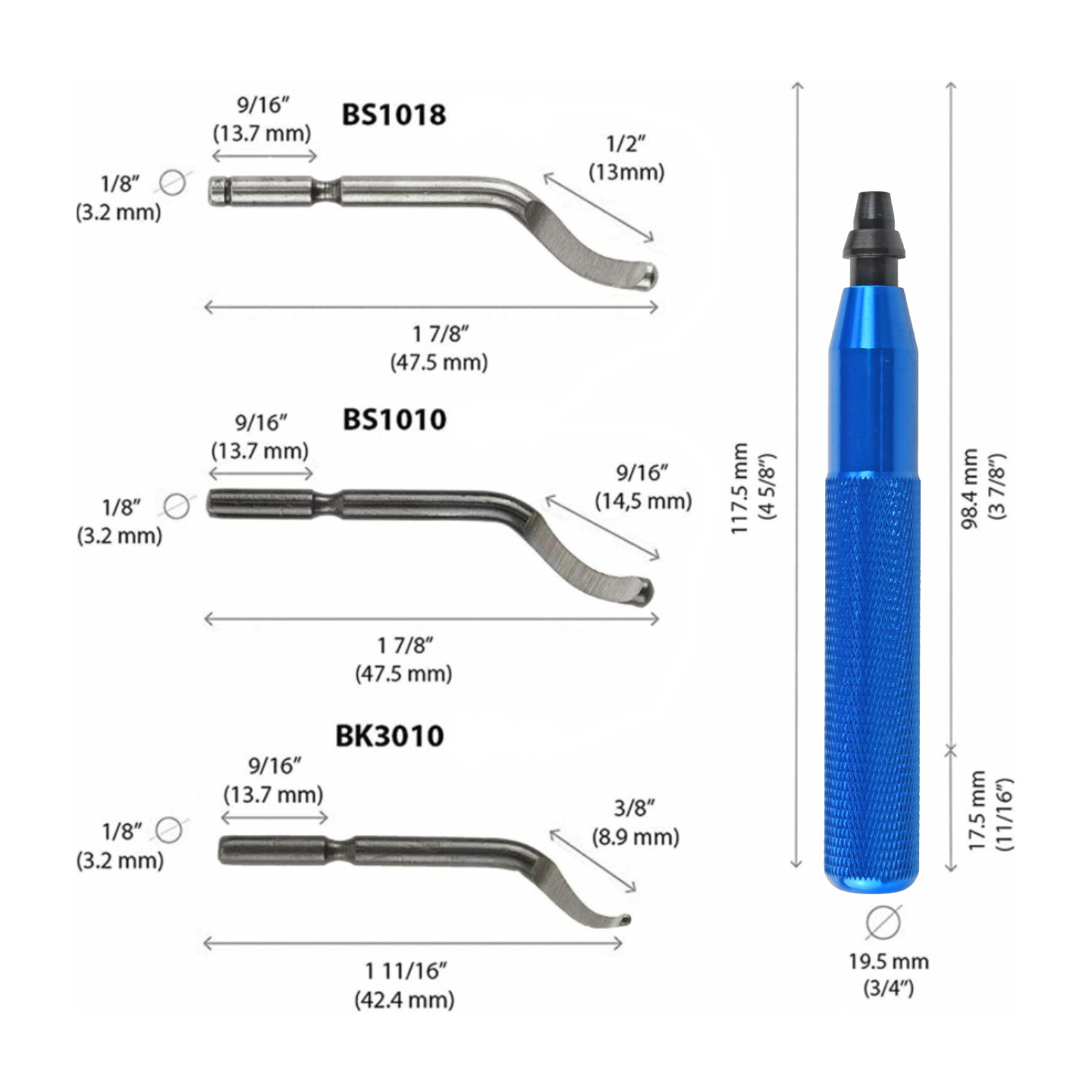 Deburring Tool Set