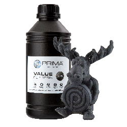 PrimaCreator Value UV / DLP Resin - 1 kg - Black