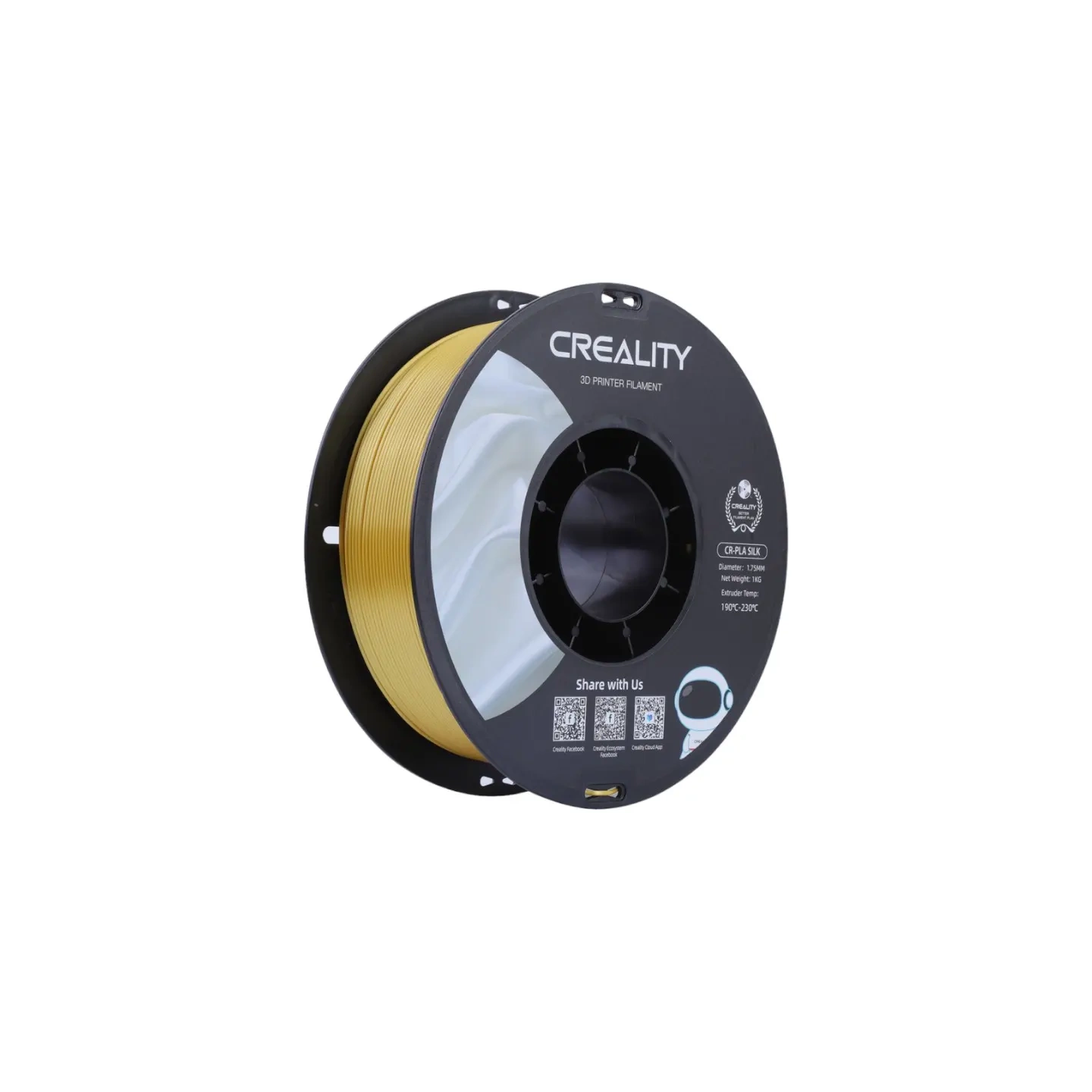 CR-Silk PLA Filament Creality (Gold)