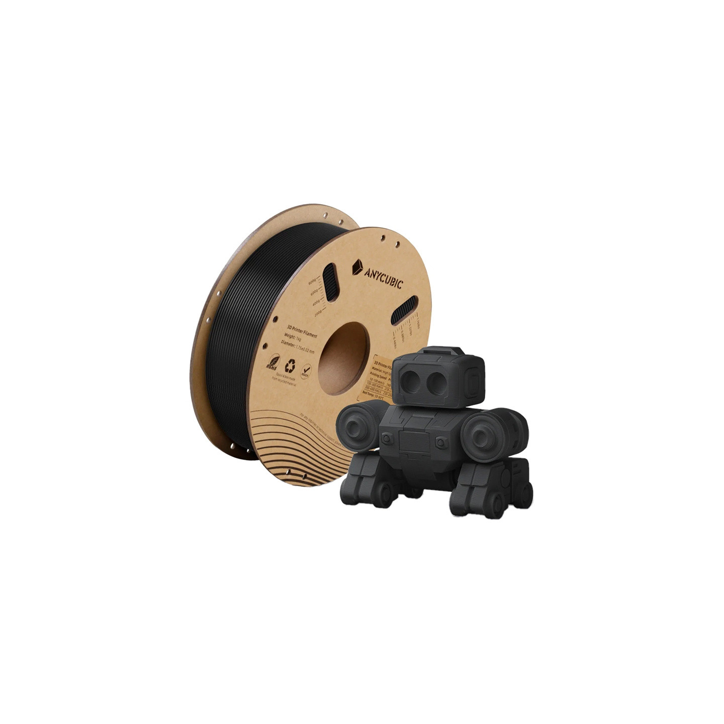 Anycubic High Speed PLA Filament 1 KG (black)