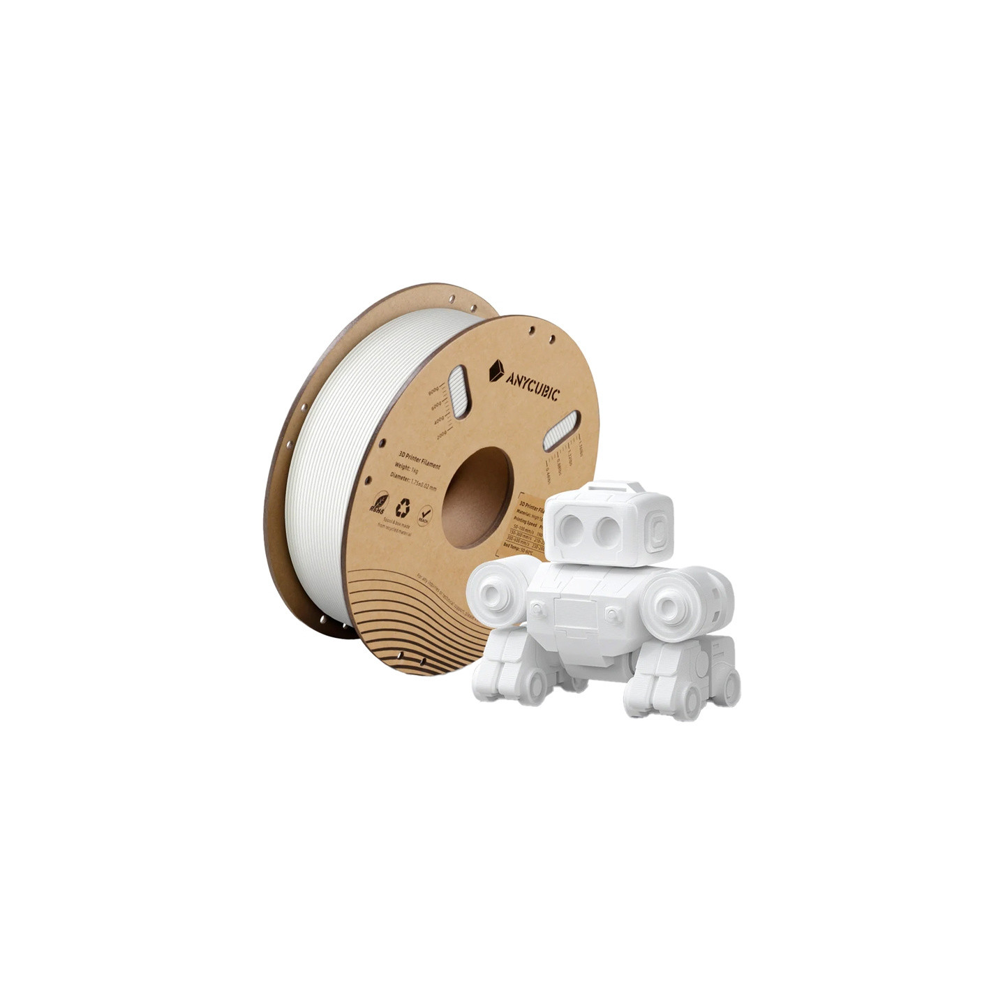 Filament High Speed PLA Anycubic 1 KG (Biały)
