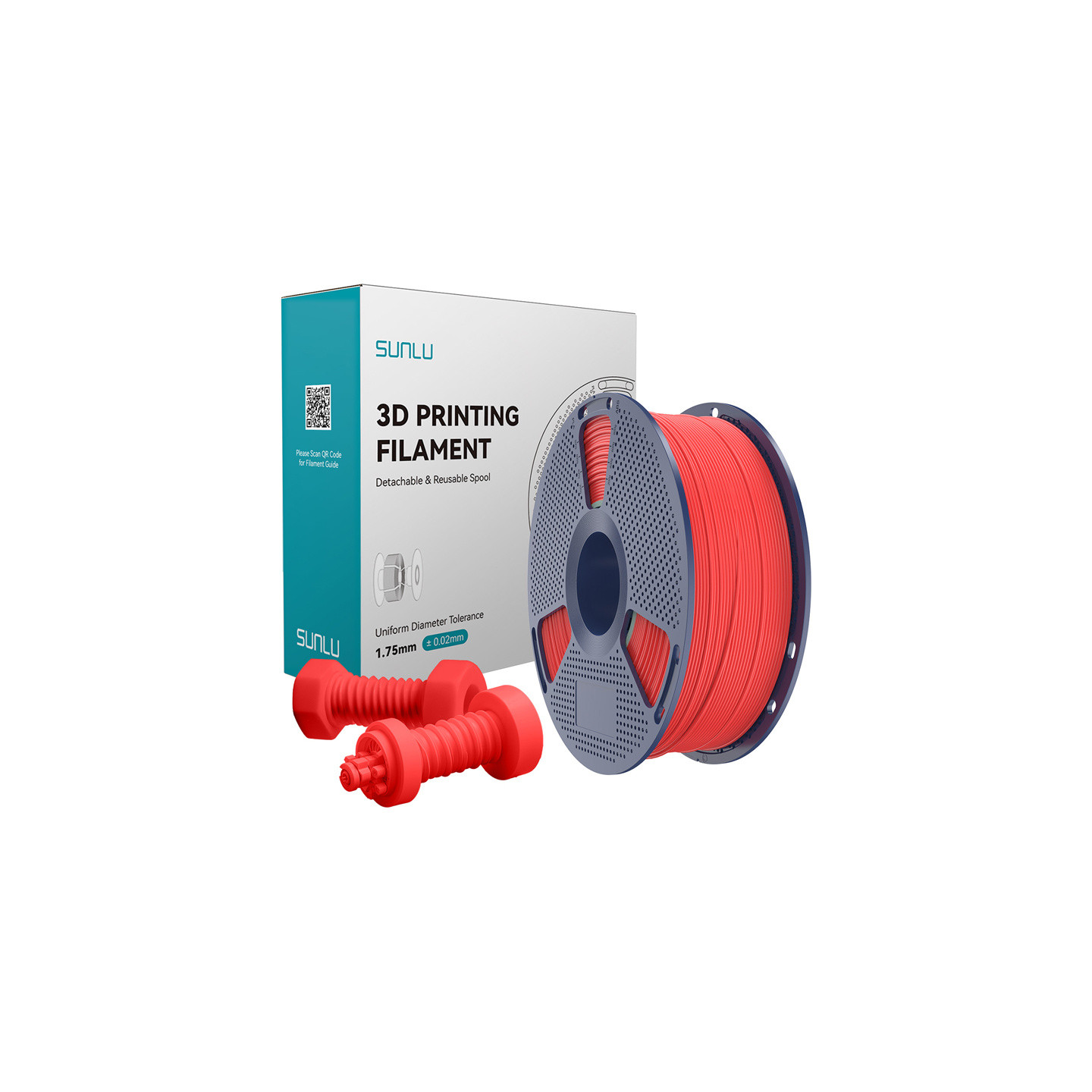 Sunlu High-Speed ABS Filament (Red)