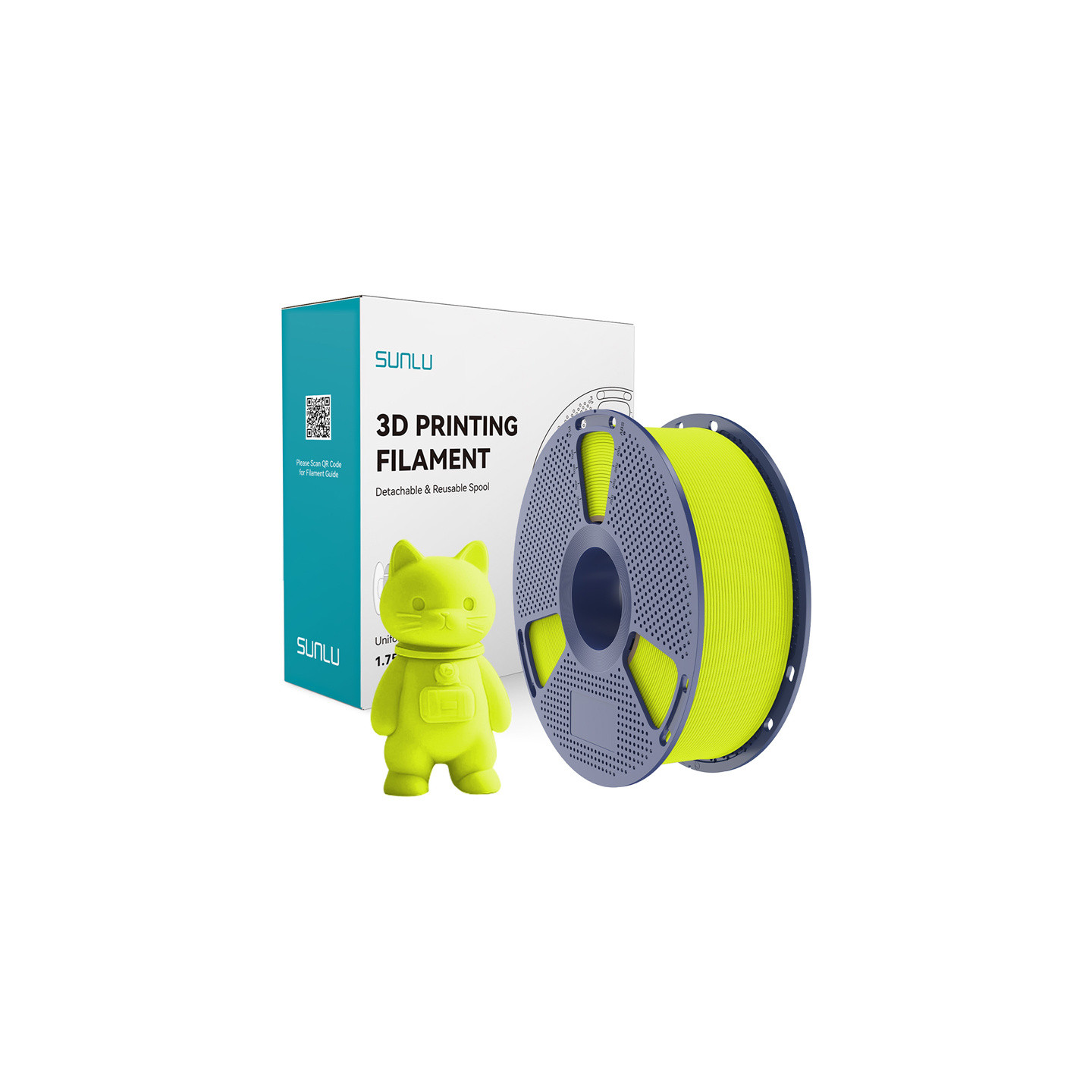 Sunlu PLA Matte Filament (Light Green)