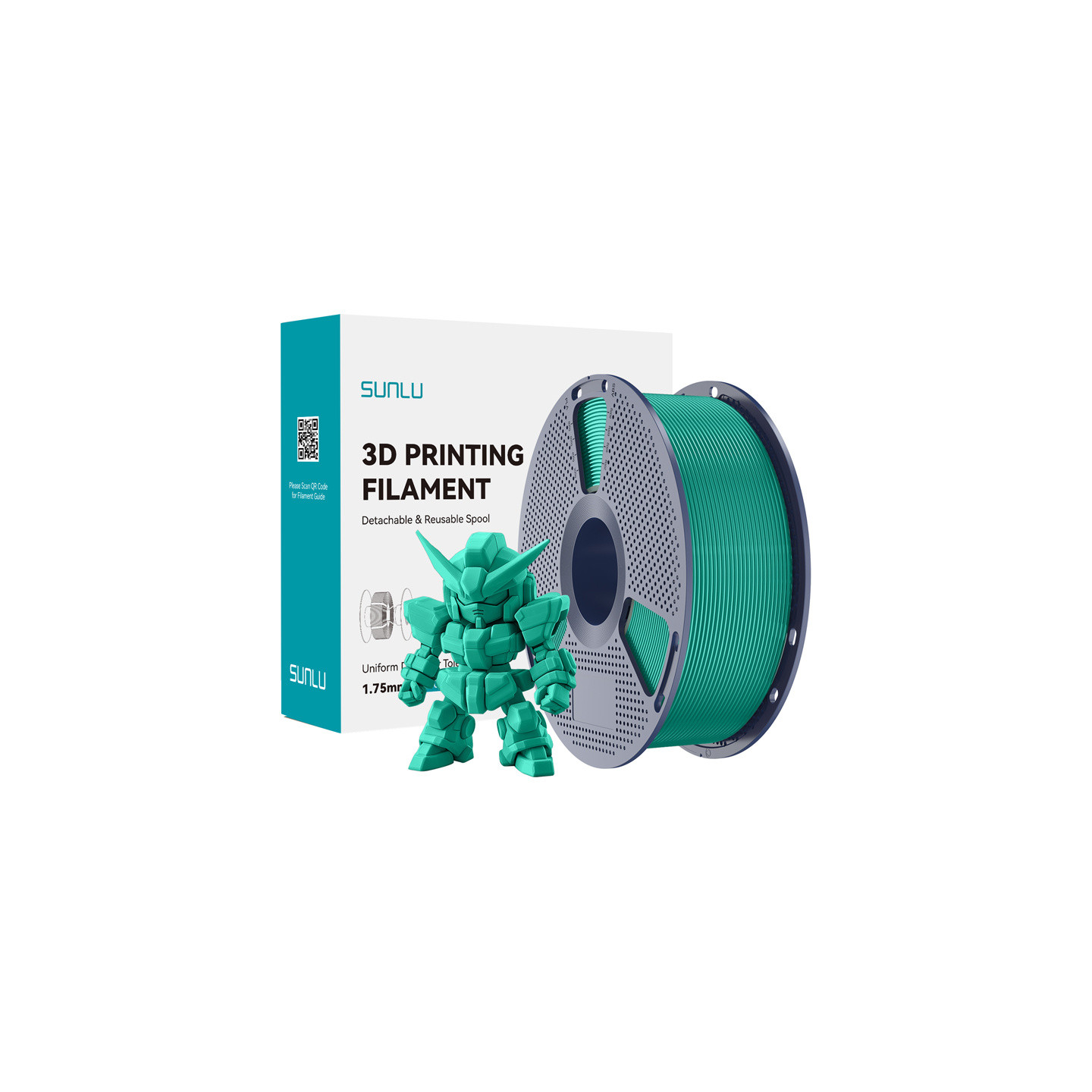 Sunlu PLA+ 2.0 Grass Green Filament