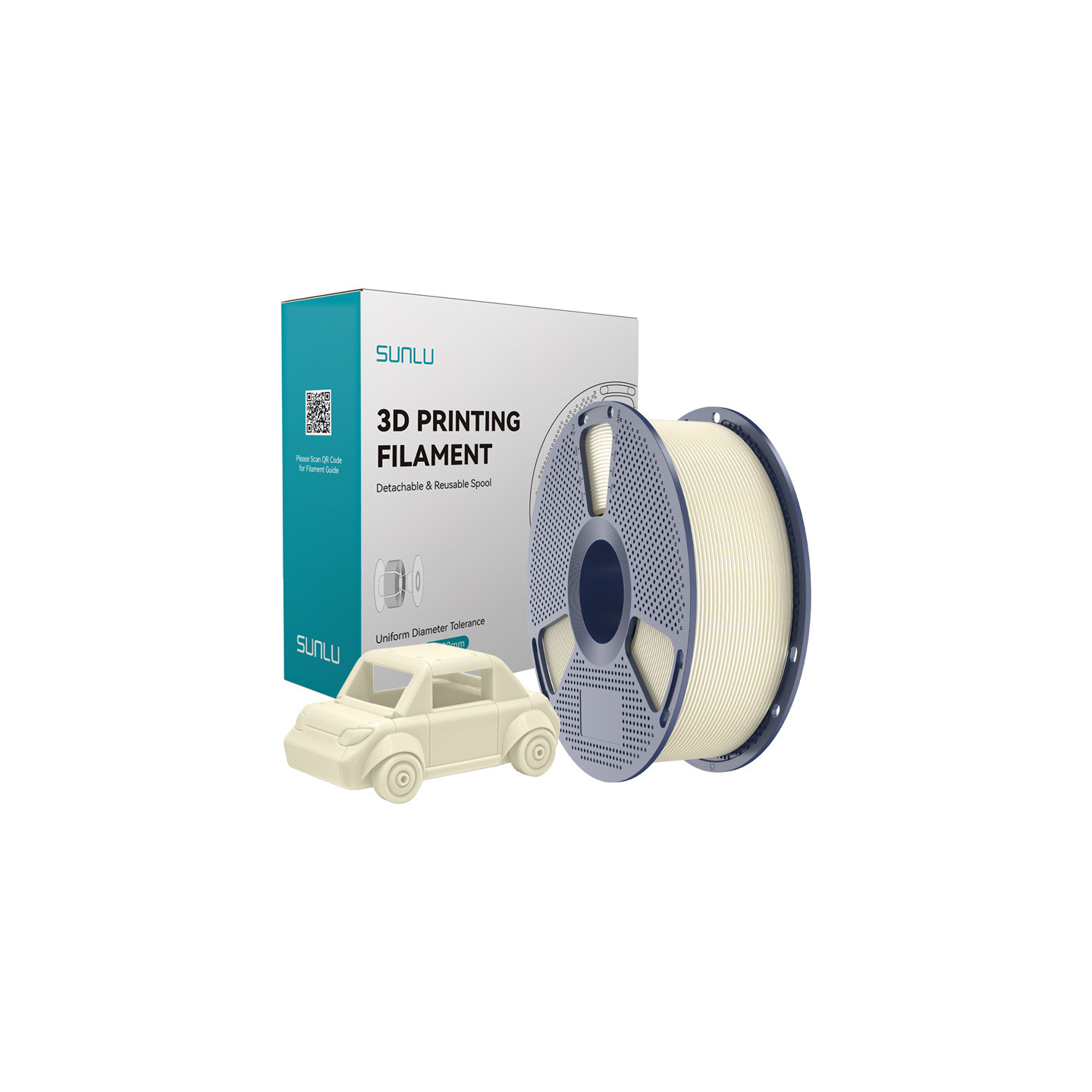 Sunlu PETG Filament (Ivory)