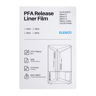PFA film for ELEGOO Saturn 4 / Saturn 4 Ultra (5 pieces)