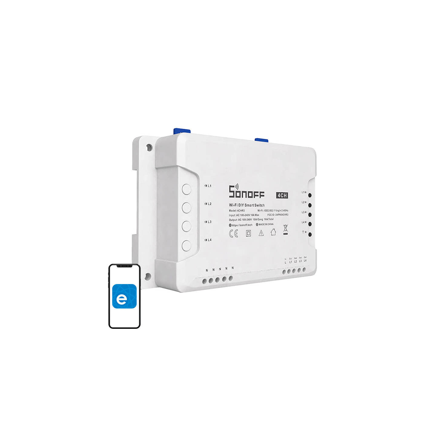 SONOFF WiFi Smart Switch 4CHR3