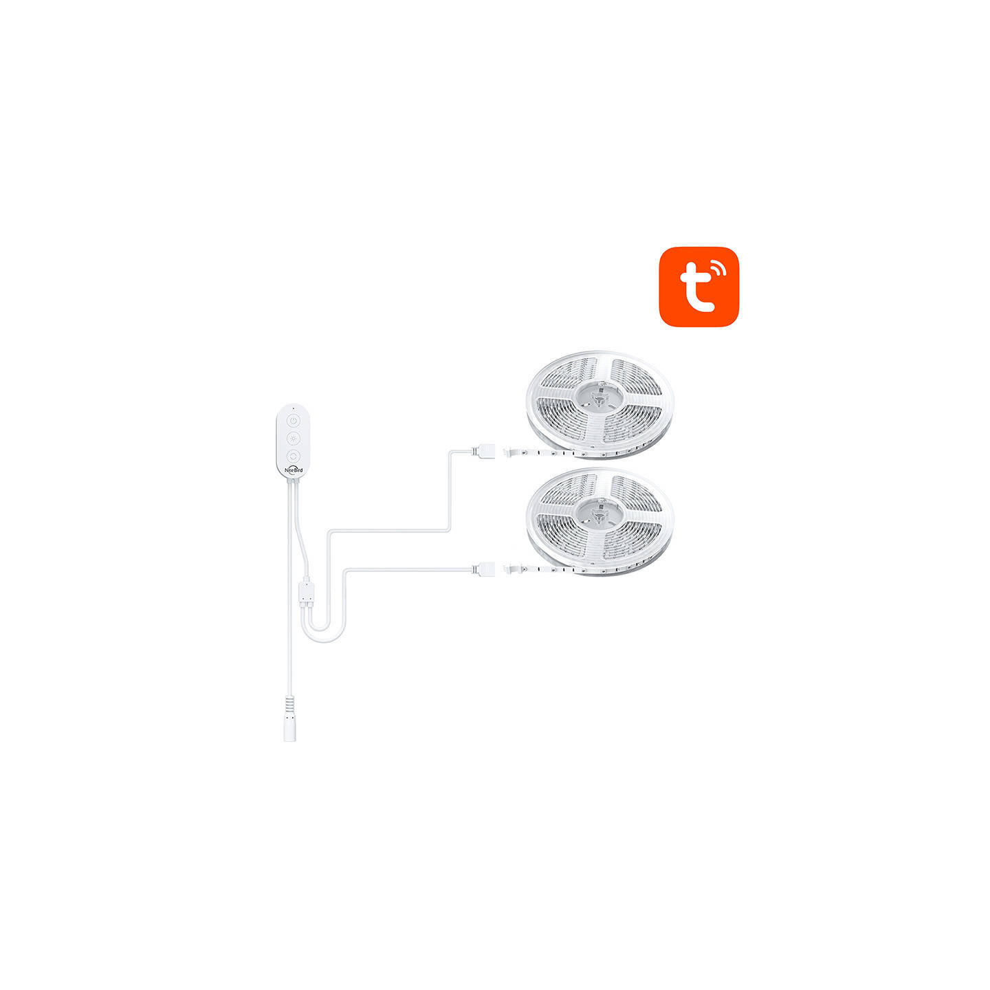 Smart WiFi RGB LED light strip NiteBird SL3 (2x5m), Tuya