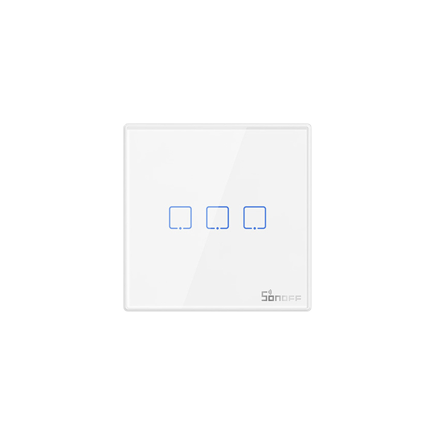Smart Wireless Wall Switch Sonoff T2EU3C-RF 433MHz (3-channel)