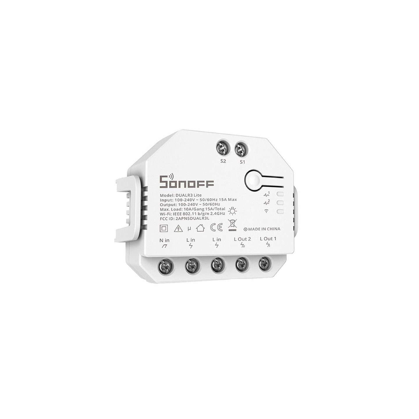 Smart Wi-Fi switch WiFi Sonoff Dual R3 Lite