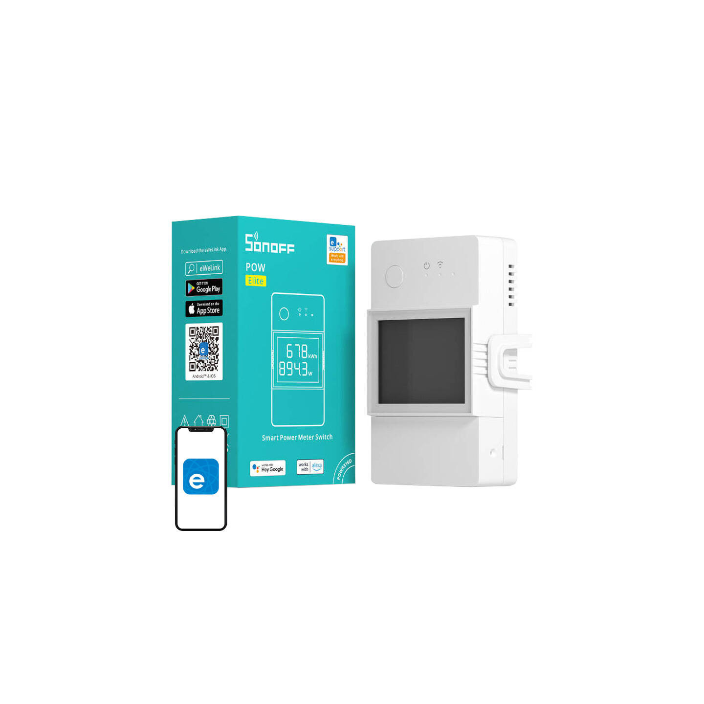 WiFi Smart Power Meter Switch Sonoff POWR320D