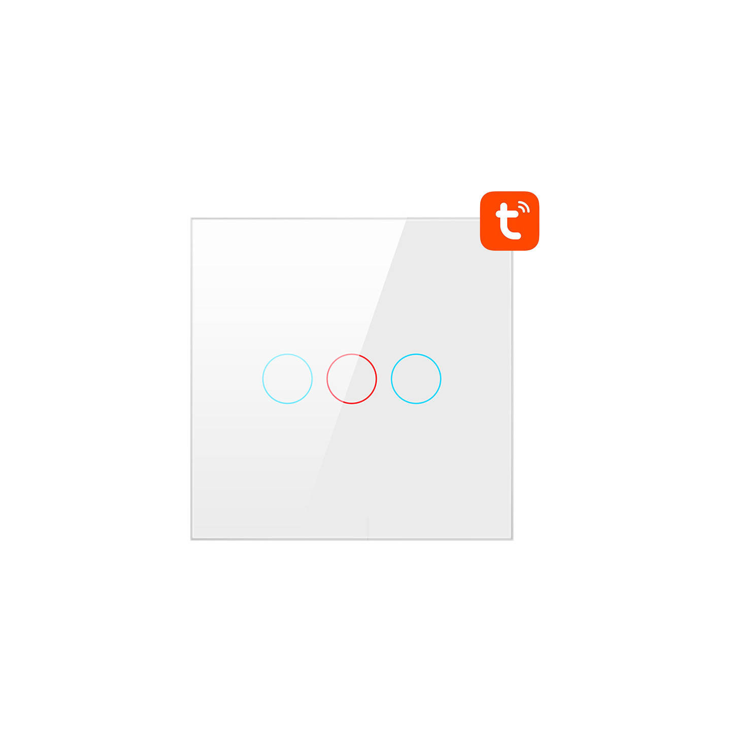 Smart Light Switch WiFi Avatto TS02-EU-W3 3 Way TUYA (white)